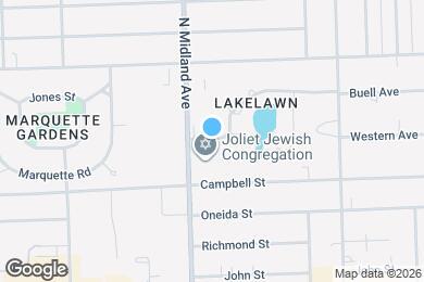 Map image of the property - 1304 Buell Ave