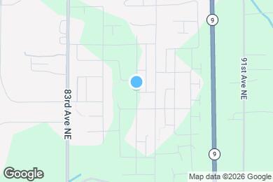 Map image of the property - 4739 86th Ave NE