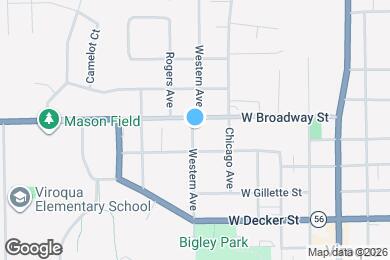 Map image of the property - 421 Western Ave