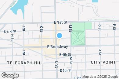 Map image of the property - 619 E 3rd St