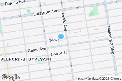 Map image of the property - 588 Quincy St