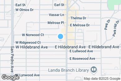 Map image of the property - 135 E Ridgewood Ct