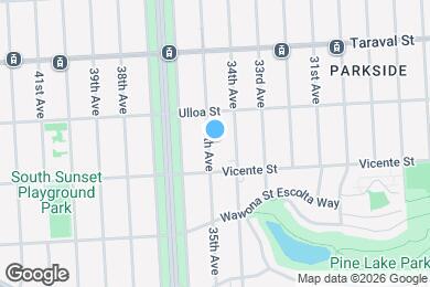 Map image of the property - 2550 35th Ave