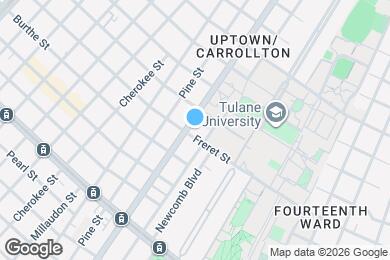 Map image of the property - 1007 Broadway St
