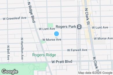 Map image of the property - 1924 W Morse Ave