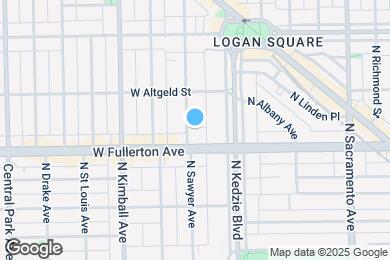Map image of the property - 2417 N Sawyer Ave
