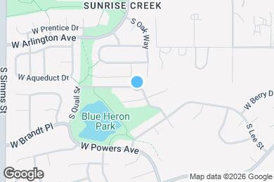 Map image of the property - 10722 W Berry Ave