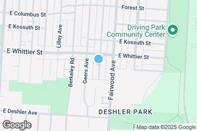 Map image of the property - 1191 Seymour Ave