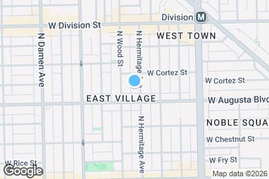 Map image of the property - 1018 N Hermitage Ave