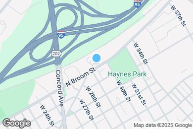 Map image of the property - 2901 N Broom St