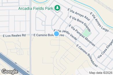 Map image of the property - 6483 E Paseo Alga