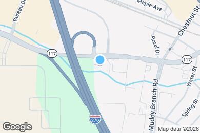Map image of the property - 567 W Diamond Ave