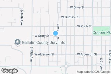 Map image of the property - 1204 W Story St