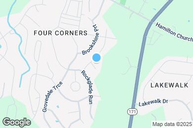 Map image of the property - 1705 Porchrest Way