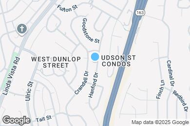Map image of the property - 2242 Hanford Dr
