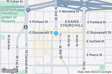 Map image of the property - 333 E Roosevelt St