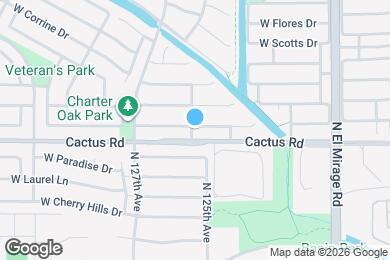 Map image of the property - 12563 W Charter Oak Rd