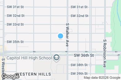 Map image of the property - 519 SW 35th St