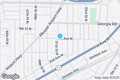 Map image of the property - 5111 9th Ave N