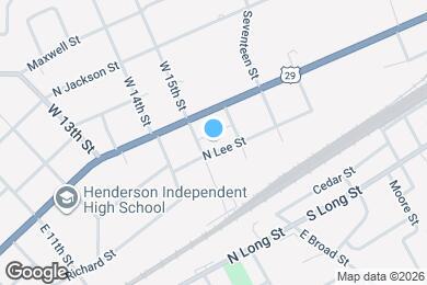 Map image of the property - 1612 N Lee St