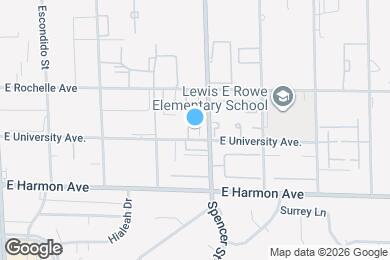 Map image of the property - 1758 E University Ave.