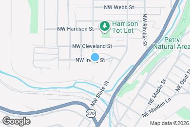 Map image of the property - 385 NW Irving St