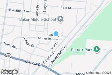 Map image of the property - 401 Morris Dr