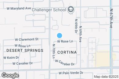 Map image of the property - 7024 W Rose Ln