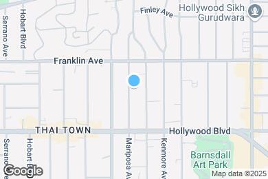 Map image of the property - 1812 Mariposa Ave