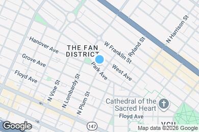 Map image of the property - 1510 Park Avenue
