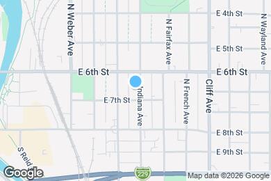 Map image of the property - 305 N Indiana Ave