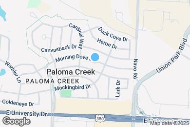 Map image of the property - 1704 Morning Dove