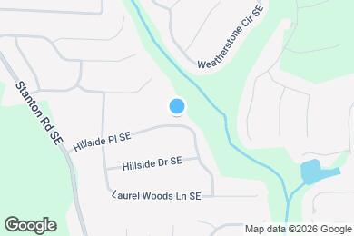 Map image of the property - 1428 Hillside Pl SE