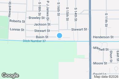 Map image of the property - 1529 Basin St