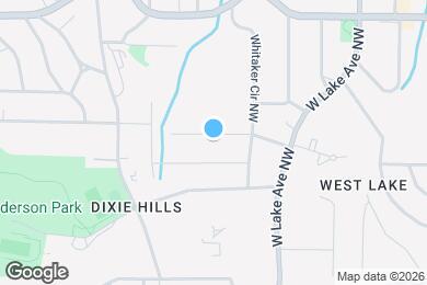 Map image of the property - 1824 Tiger Flowers Dr NW