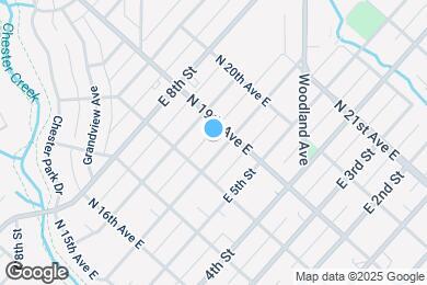 Map image of the property - 1821 E 6th St