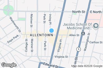 Map image of the property - 131 Allen St