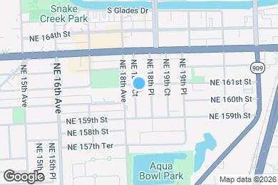 Map image of the property - 16021 NE 18th Ct