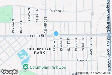 Map image of the property - 2707 South St