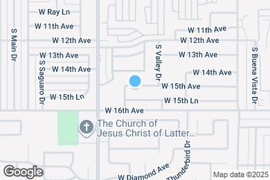 Map image of the property - 1409 W 15th Ave