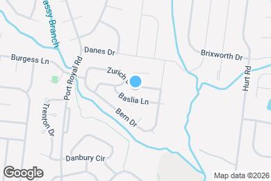 Map image of the property - 1638 Zurich Dr