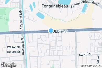 Map image of the property - 9390 W Flagler St