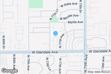 Map image of the property - 7111 N 77th Dr