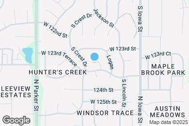 Map image of the property - 12324 S Clinton St