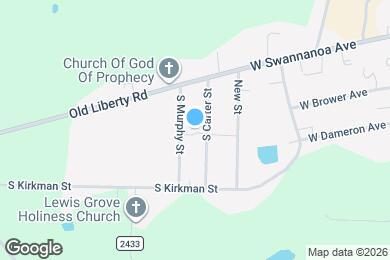 Map image of the property - 806 W Dameron Ave