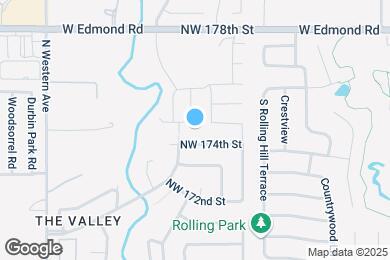 Map image of the property - 17604 Hampton Park Dr