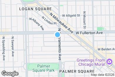 Map image of the property - 2326 N Sacramento Ave
