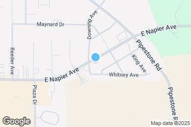 Map image of the property - 1322 E Napier Ave
