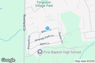 Map image of the property - 1548 Blaze Ln