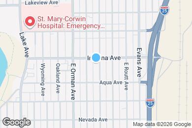 Map image of the property - 2105 Pine St